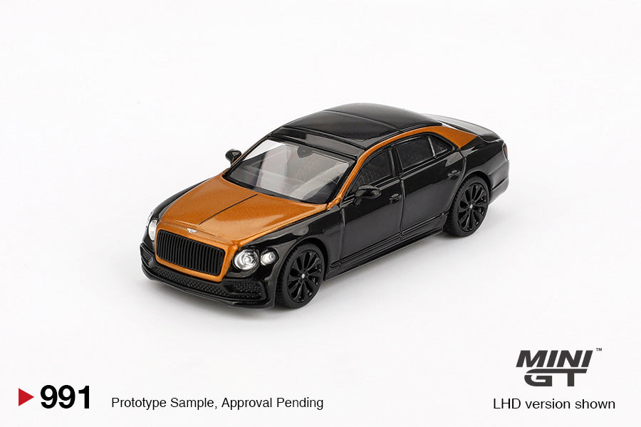 Mini GT - Bentley Flying Spur Orange Flame / Onyx 2024 - Scale 1/64 MGT00991-L
