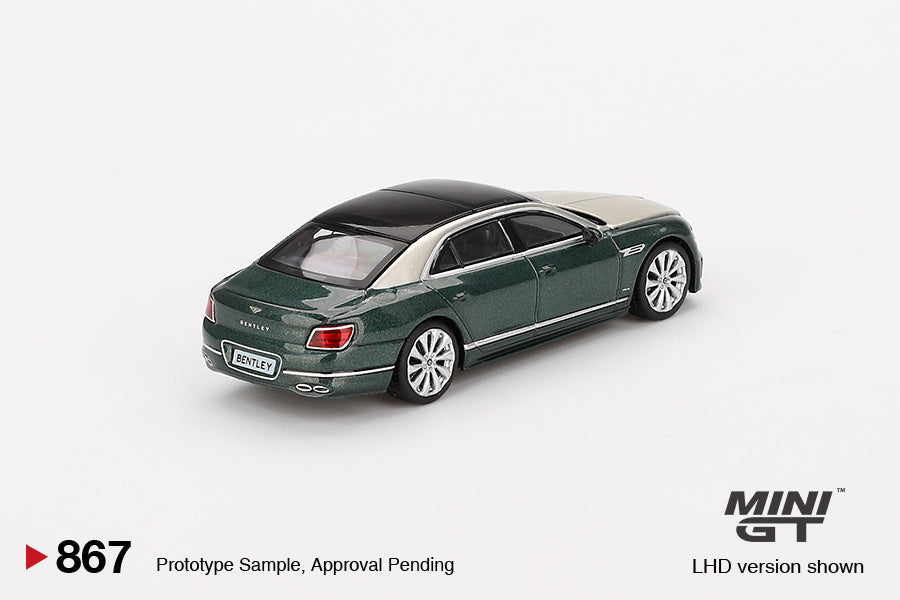 Mini GT - Bentley Flying Spur White Sand Verdant - Échelle 1/64 MGT00867-L