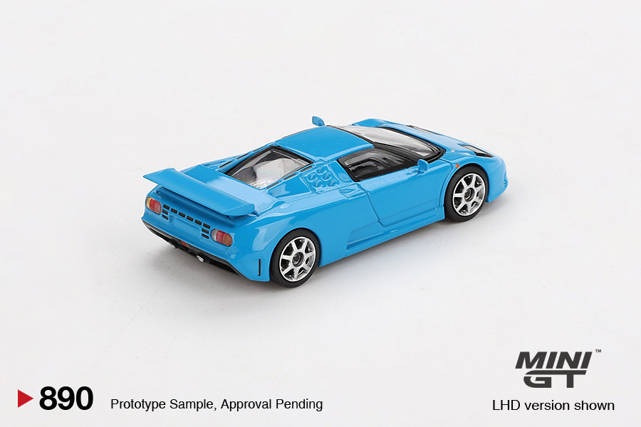Mini GT - Bugatti EB110 Super Sport Bleu Bugatti - Échelle 1/64 MGT00890-L