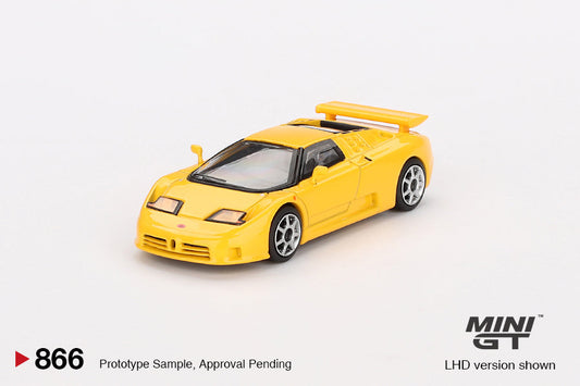 Mini GT - Bugatti EB110 Super Sport Bugatti Jaune - Échelle 1/64 MGT00866-L