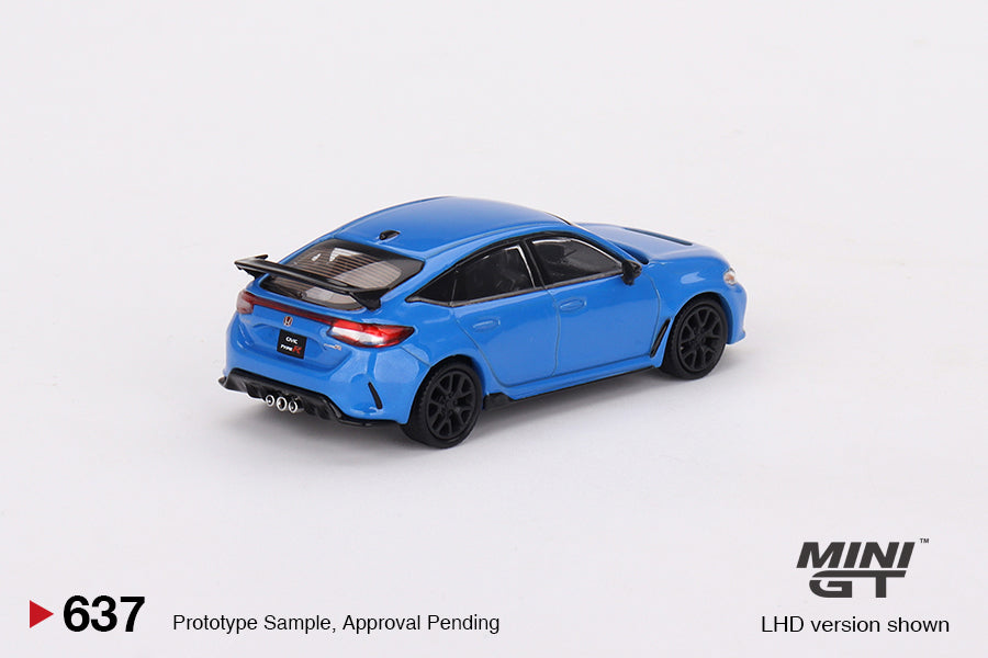 Mini GT - Honda Civic Type R Boost Bleu Nacré 2023 - Échelle 1/64 MGT00637