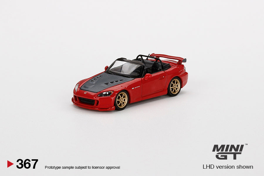 Mini GT - Honda S2000 (AP2) MUGEN New Formula Rouge RHD - Échelle 1/64 MGT00367-R