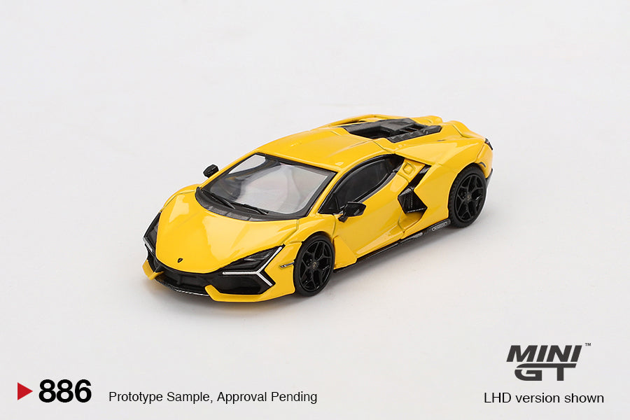 Mini Gt - Lamborghini Revuelto Yellow - Scale 1/64 MGT00886-L