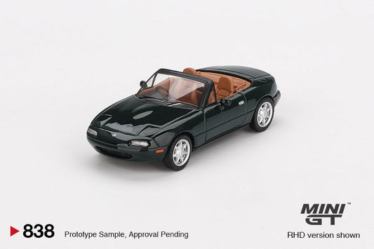 Mini GT - MAZDA MX-5 Eunos Roadster V Special Excellent Green 1990 - Échelle 1/64 MGT00838-R
