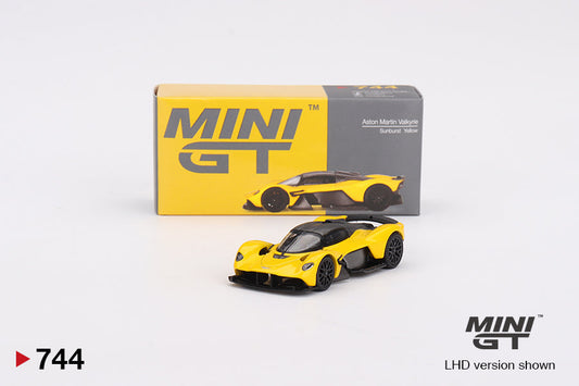 Mini GT - Aston Martin Valkyrie Jaune Sunburst - Échelle 1/64 MGT00744