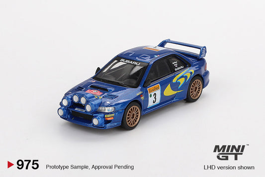 Mini GT - Subaru Impreza WRC98 n°3 Rallye Monte-Carlo 1998 - Échelle 1/64 MGT00975-L