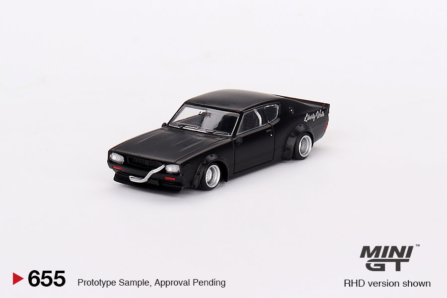 Mini GT - Nissan Skyline Kenmeri Liberty Walk Noir Mat RDH - Échelle 1/64 MGT00655