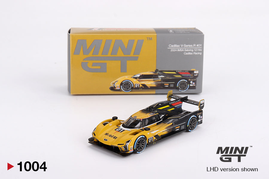 Mini Gt - Cadillac V-Series.R #01 Cadillac Racing 2024 IMSA Sebring 12 Hrs - Scale 1/64 MGT01004-L