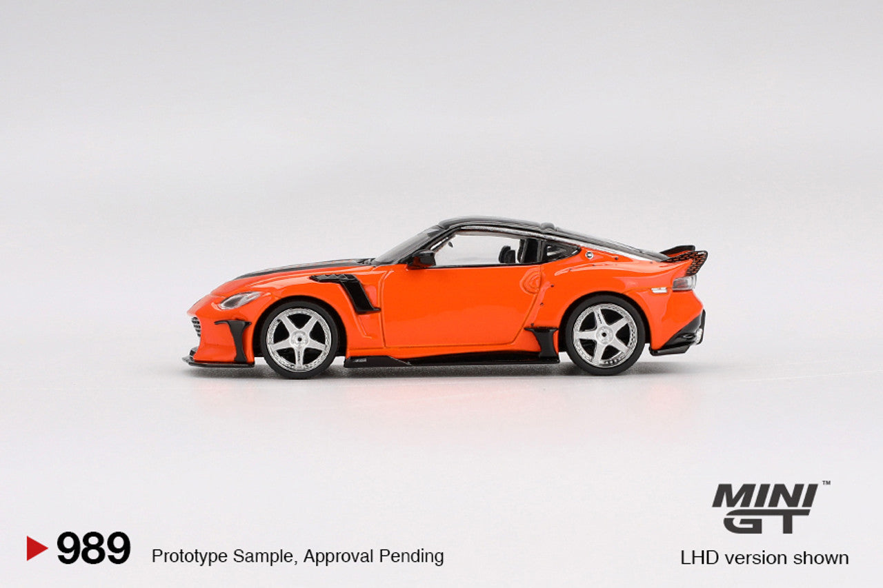 Mini GT - Nissan Z VeilSide FFZ400 Orange 2024 - Scale 1/64 MGT00989-L