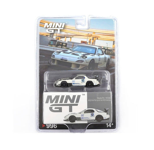 Mini GT - Mazda RX-7 (FD3S) Itosyoukai Rei-gouki avec RE Amemiya - Échelle 1/64 MGT00996-BL Emballage blister