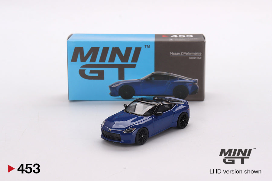 Mini GT - Nissan Z Performance 2023 Seiran Blue - Exclusivités MiJo - Échelle 1/64 MGT00453-MJ