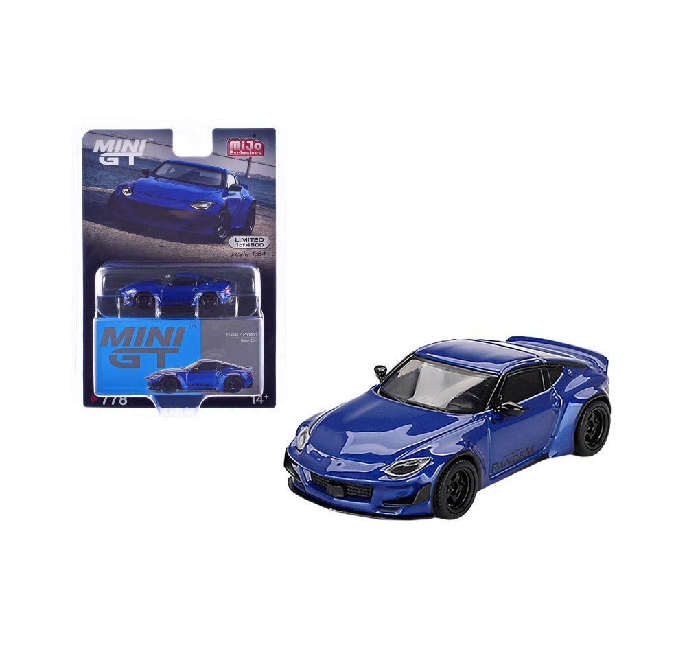 Mini GT - Nissan Z Performance 2023 Seiran Blue - Exclusivités MiJo - Échelle 1/64 MGT00453-MJ