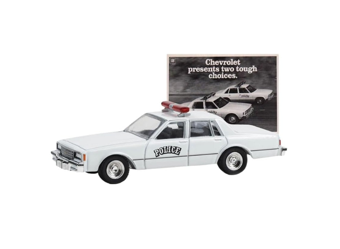 Greenlight Collectibles - 1980 Chevrolet Impala 9C1 Police - Vintage AD Cars - Scale 1/64