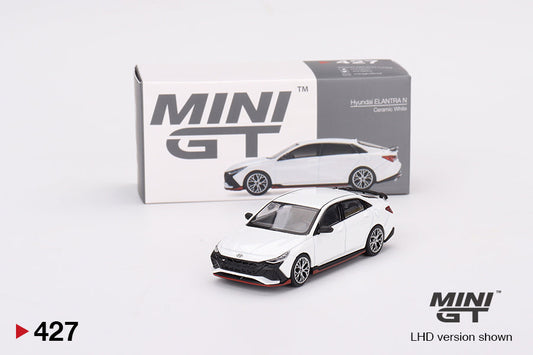 Mini GT - Hyundai Elantra N Blanc Céramique - Échelle 1/64 MGT00427-L
