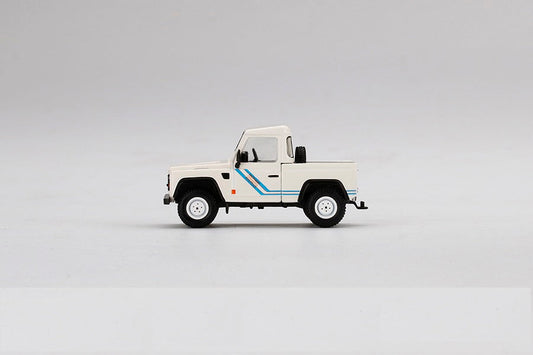 Mini GT - Land Rover Defender 90 Pickup Blanc RDH - Échelle 1/64 MGT00338-R
