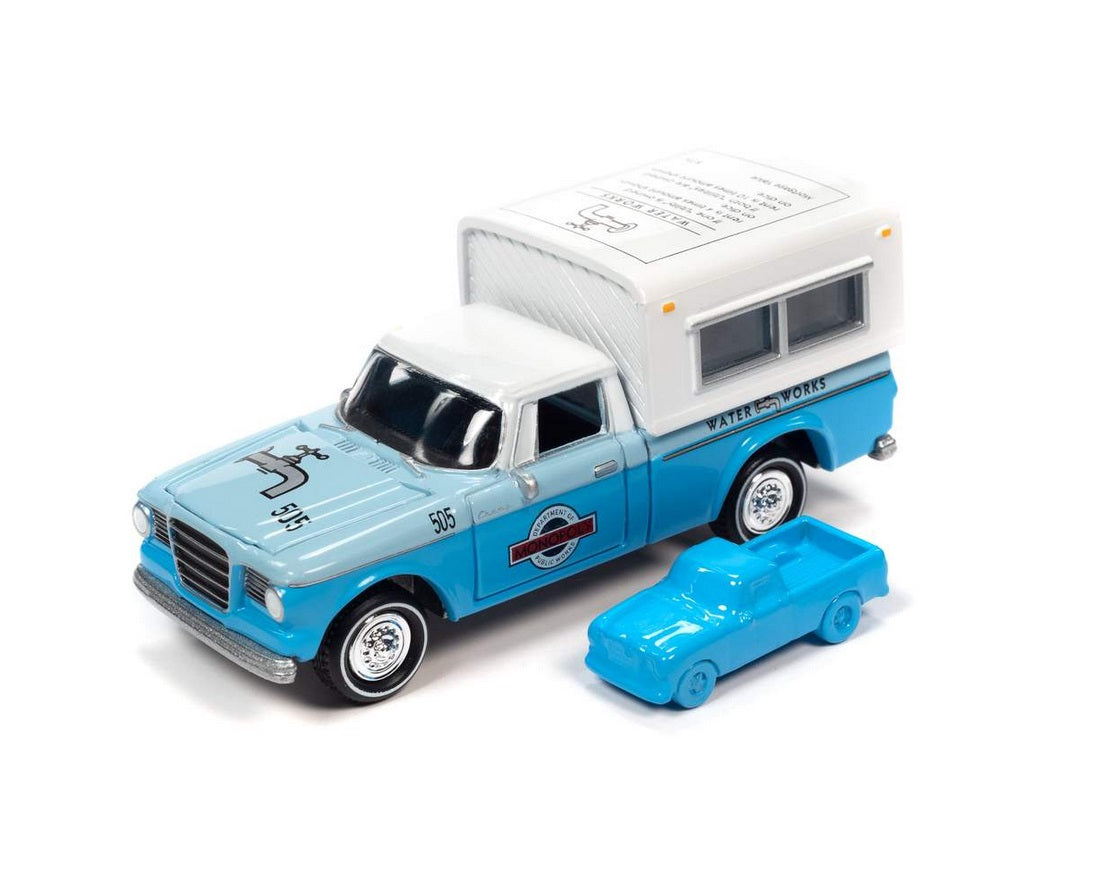 Johnny Lightning - Camping-car Studebaker 1960 Série « Water Works » Monopoly - Échelle 1/64
