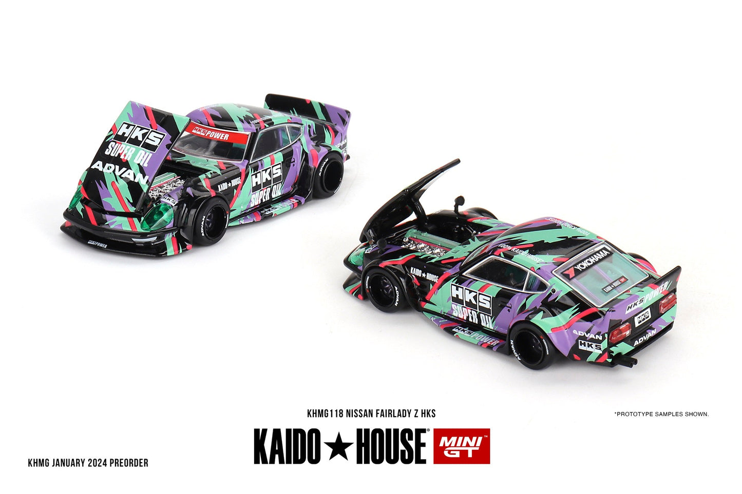 Mini GT - Nissan Fairlady Z HKS - KAIDO HOUSE - Echelle 1/64 KHMG118