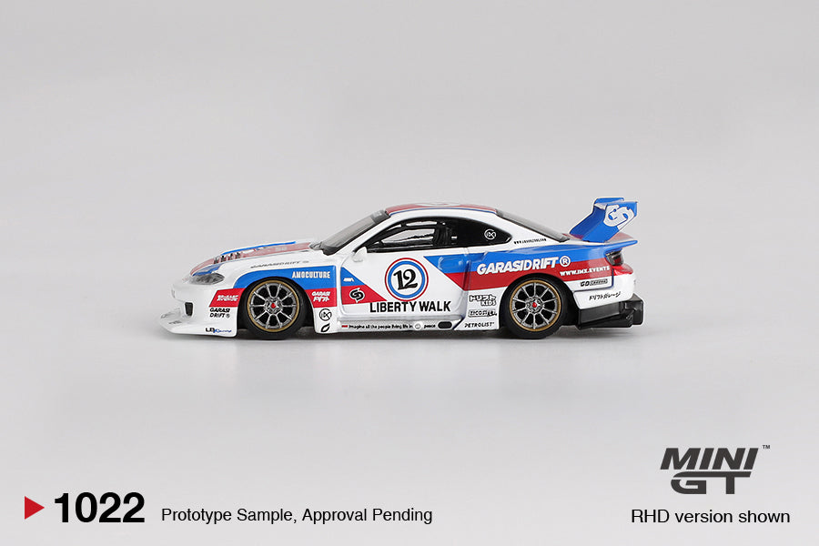 Mini GT - Nissan LB-Super Silhouette S15 SILVIA GARASIDRIFT x LBWK 2025 - Scala 1/64 MGT01022-R