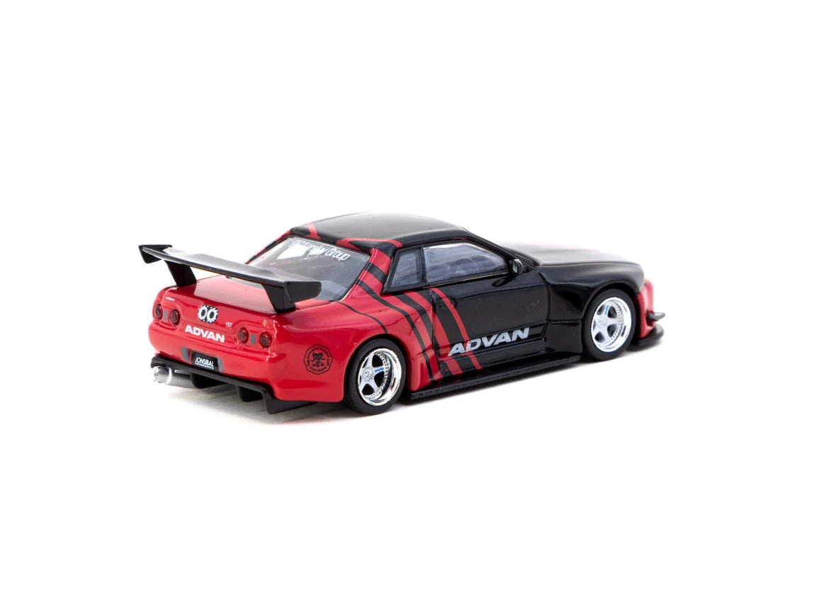 Tarmac Works - Nissan Skyline GT-R R32 Widebody Advan - Scale 1/64 T64G-061-ADV