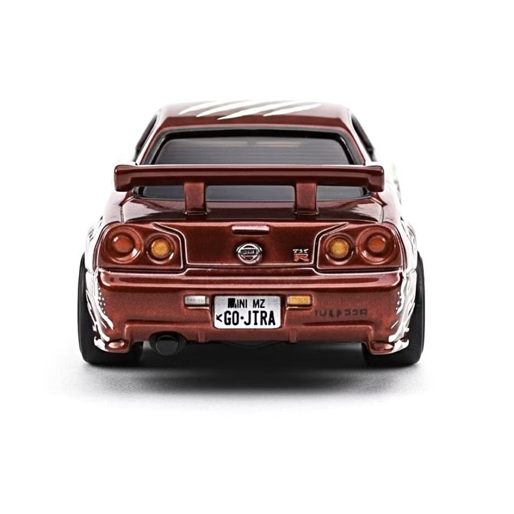 Hot Wheels Premium - Nissan Skyline GT-R (BNR34) Godzilla - Scale 1/64