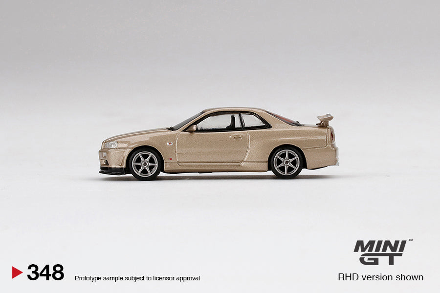 Mini GT - Nissan Skyline GT-R (R34) Souffle de silice M-Spec - Échelle 1/64 MGT00348-R