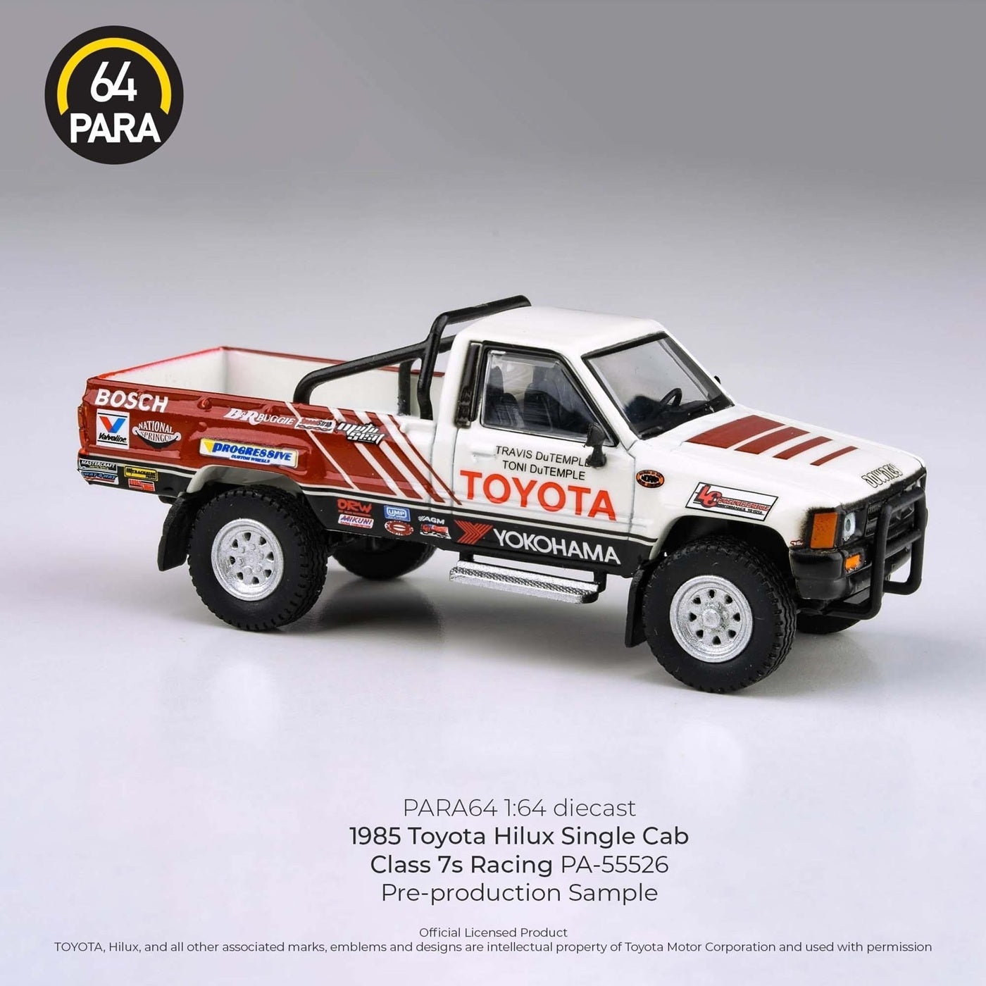 Para64 - 1985 Toyota Hilux Single Cab Class 7S LHD - Scale 1/64