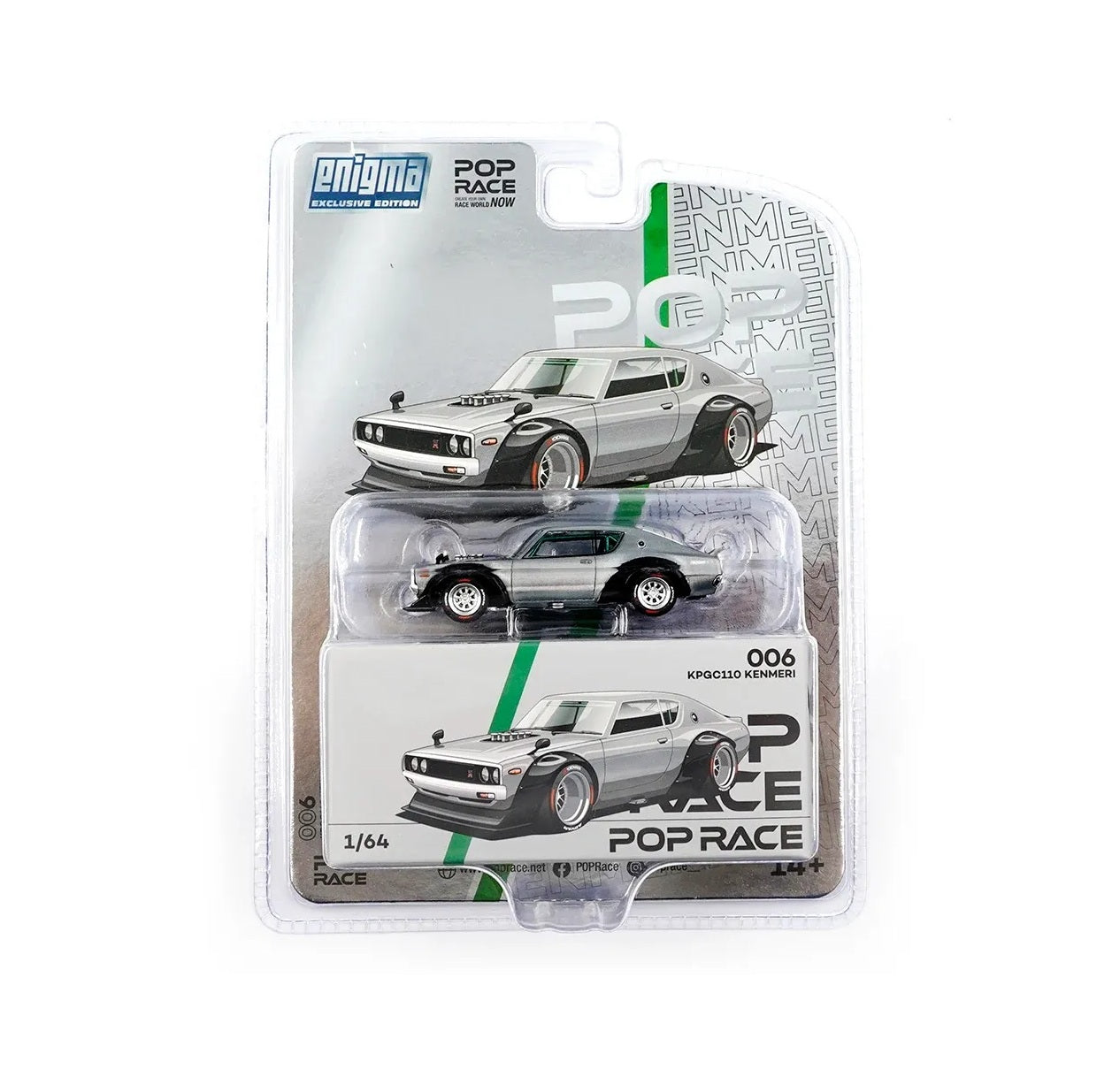 Pop Race - Nissan Skyline KPGC110 Kenmeri Enigma Exclusive Raw