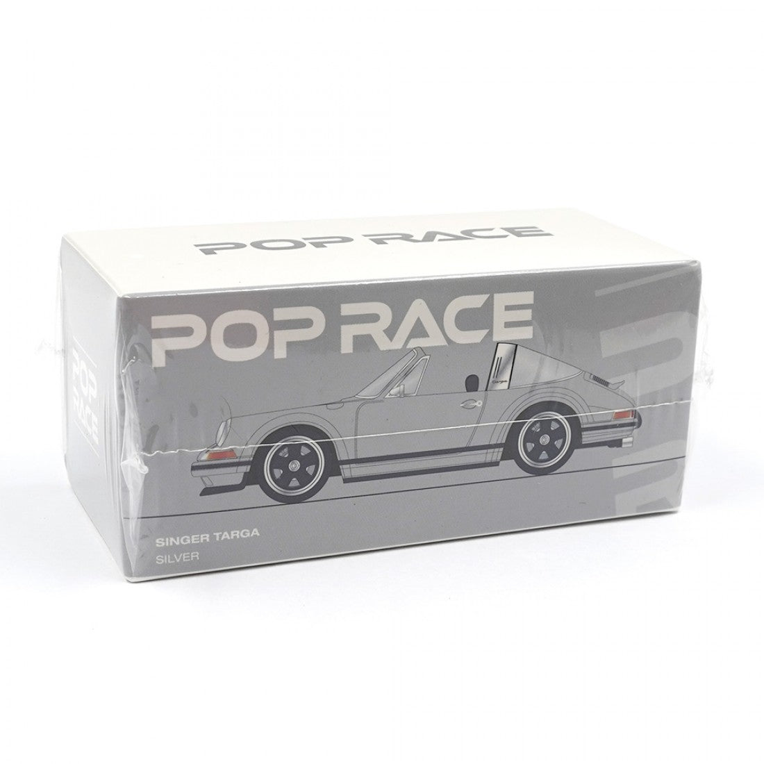 Pop Race - Singer Targa Silver Porsche - Scala 1/64 PR64-SGTA-SL01