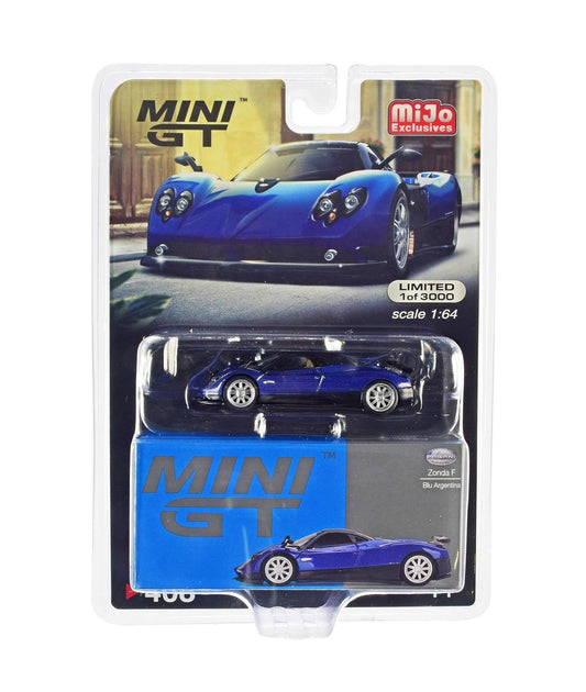 Mini GT - Pagani Zonda F Bleu Argentine MiJo Exclusives - Échelle 1/64 MGT00408-MJ LHD