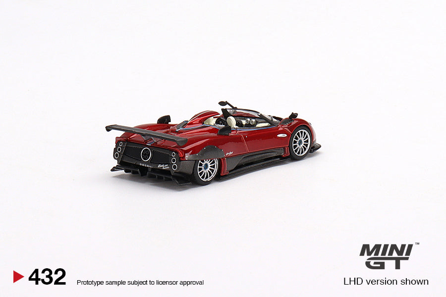 Mini GT - Pagani Zonda HP Barchetta Dubai Rouge - Échelle 1/64 MGT00432 MiJo Exclusives