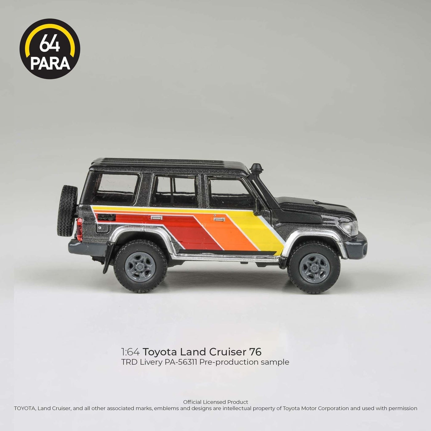 Para64 - 2014 Toyota Land Cruiser TRD Livery LHD - 1/64 Scale