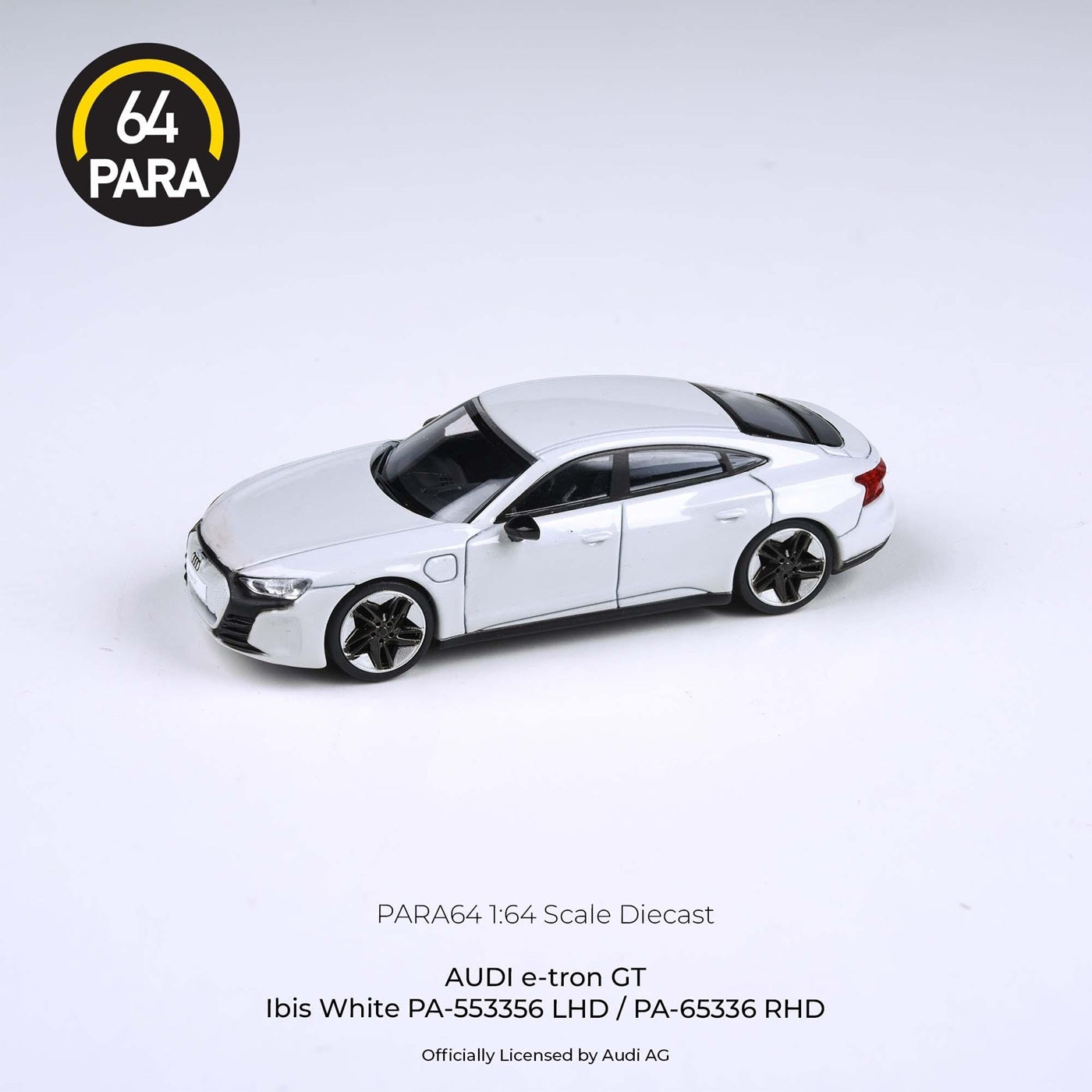 Para64 - 2021 Audi RS E-Tron GT Ibis White LHD - Scala 1/64