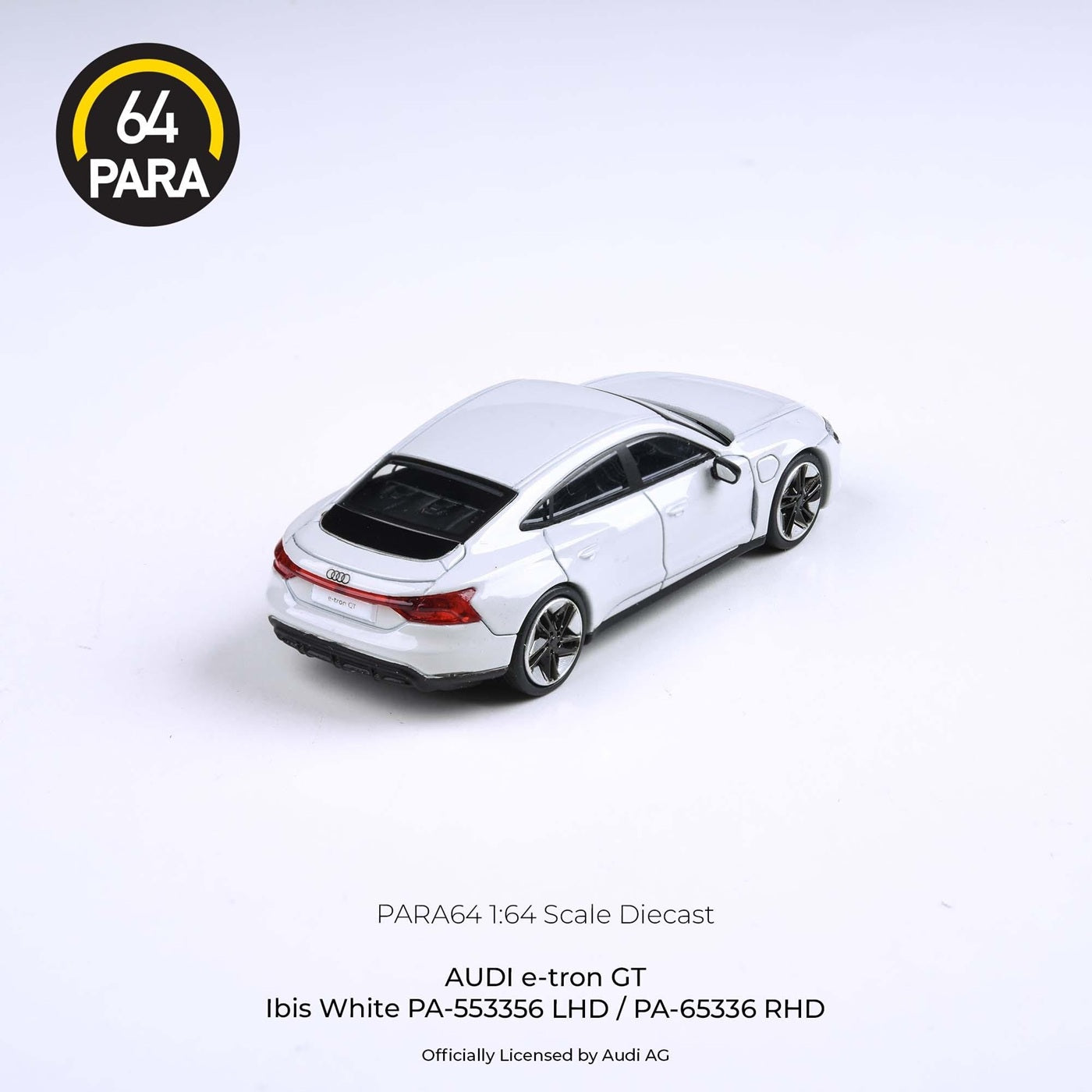 Para64 - 2021 Audi RS E-Tron GT Ibis White LHD - Scala 1/64