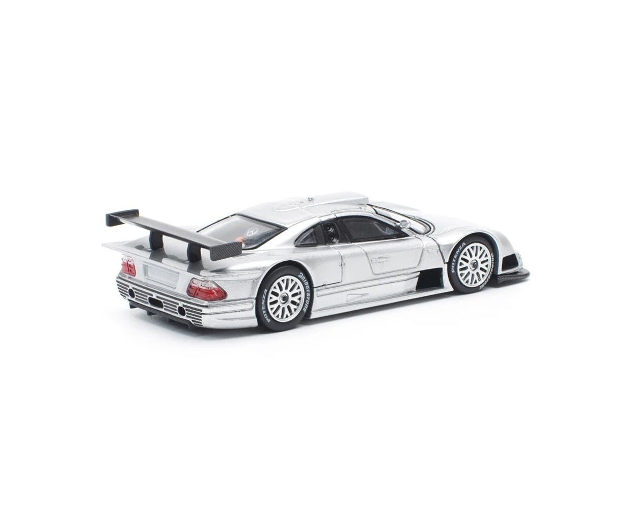 Pop Race - Mercedes-Benz CLK AMG GTR (Silver) Street Version - Pop Race - Scala 1/64 PR64-158