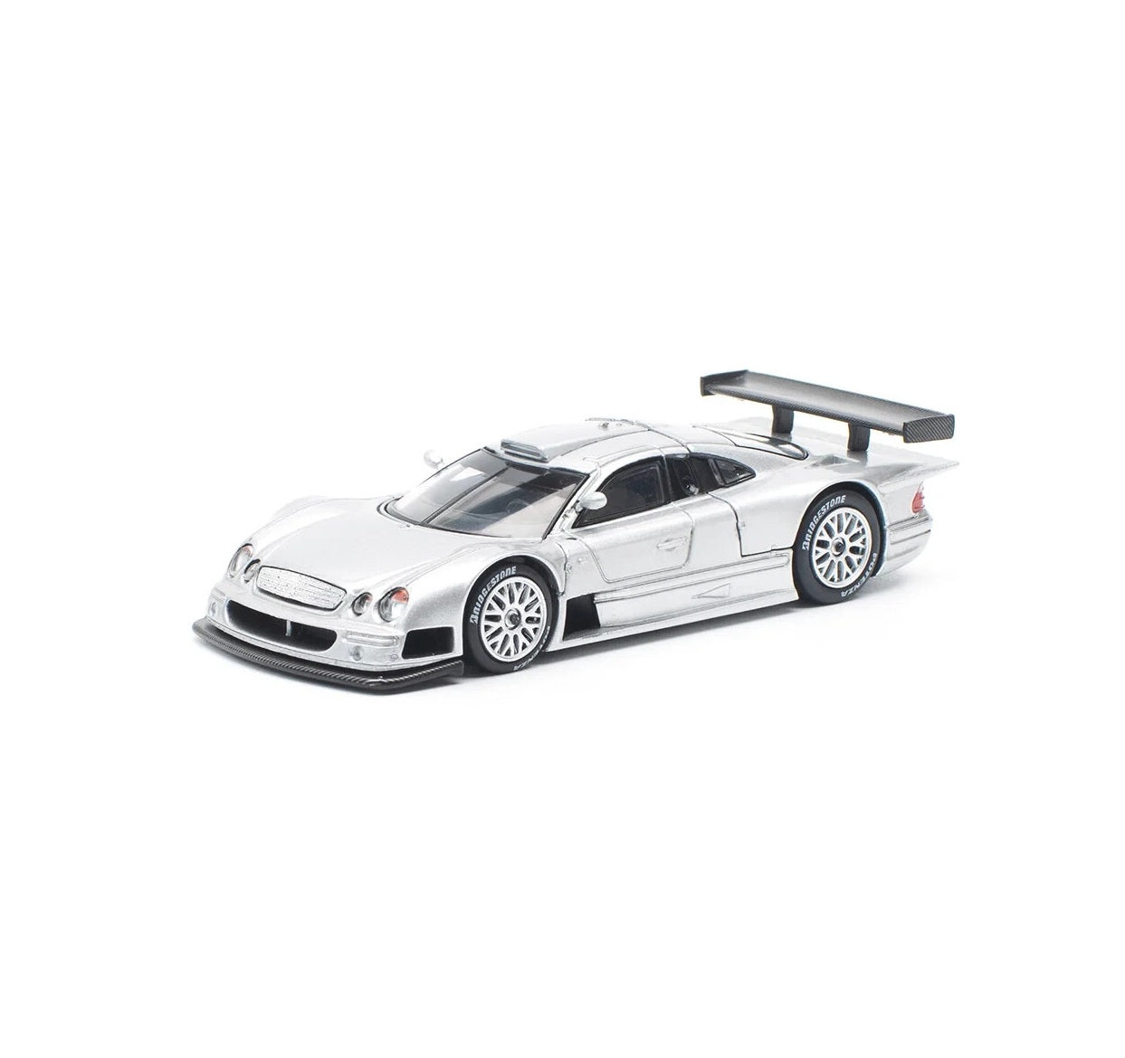 Pop Race - Mercedes-Benz CLK AMG GTR (Silver) Street Version - Pop Race - Scala 1/64 PR64-158