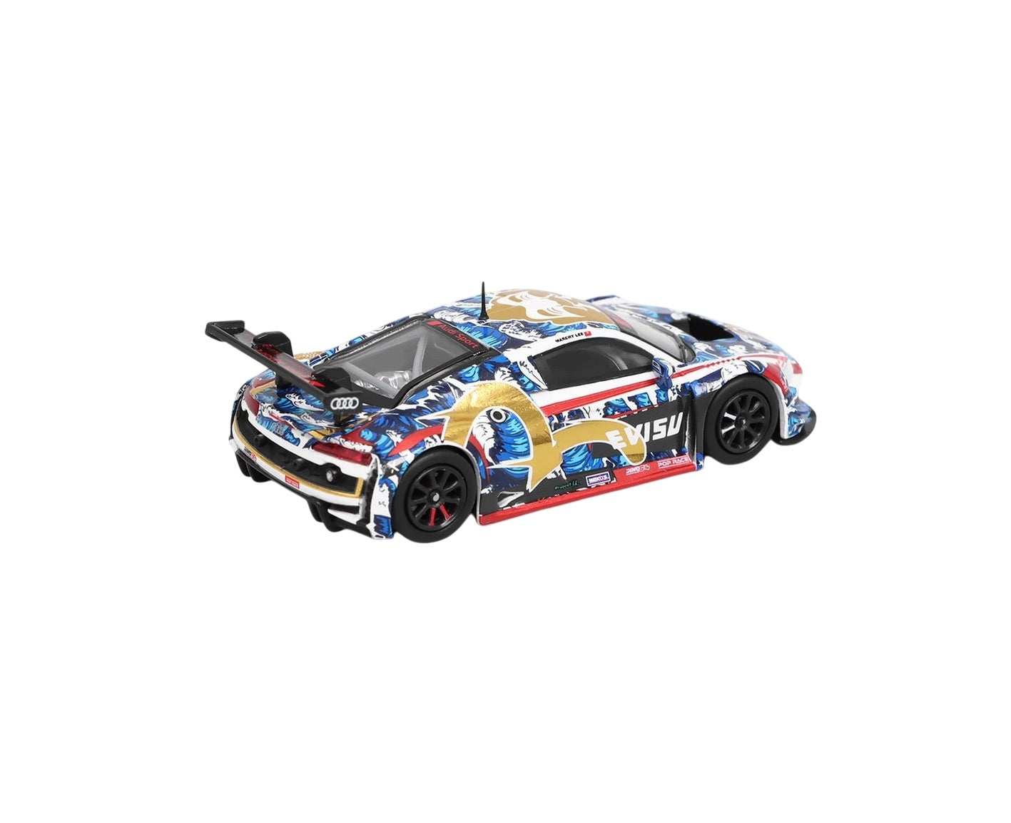 Pop Race - Audi R8 LMS Macau GT Cup 2020 Audi Sport Asia Team X Works Evisu Racing #38 Marchy Lee - Scala 1/64 PR64-R8LMS-EVISU