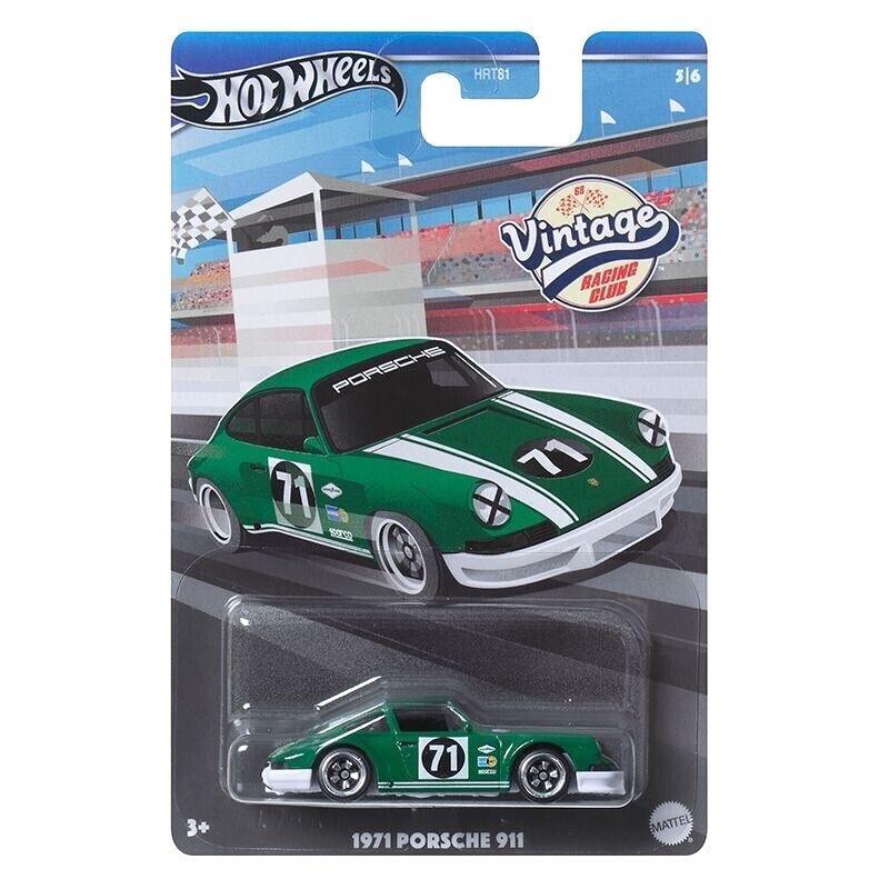 Hot Wheels - Porsche 911 Vintage Series Green - Scale 1/64 Approx