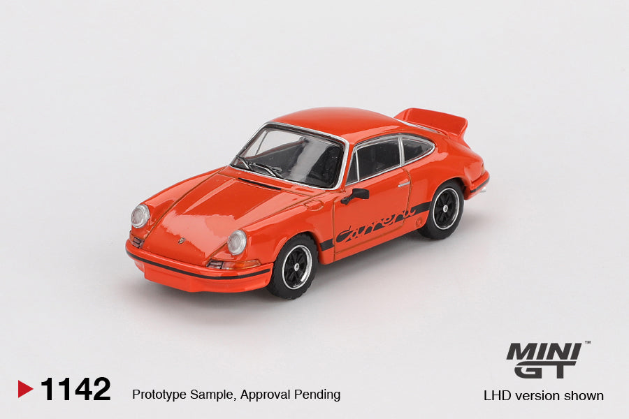 Mini GT - Porsche 911 Carrera RS 2.7 Tangerine 1973 - Scale 1-64