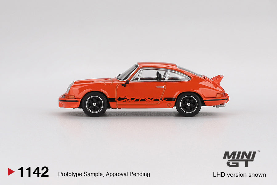 Mini GT - Porsche 911 Carrera RS 2.7 Tangerine 1973 - Échelle 1/64 MGT01142-L
