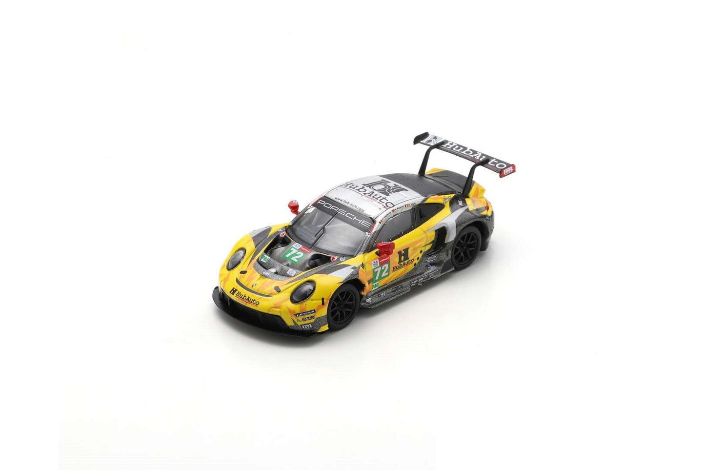 Spark Model - Porsche 911 RSR-19 n°72 Hub Auto Racing 1ère Hyperpole classe LMGTE Pro 24H Le Mans 2021 - Échelle 1/64 Y270