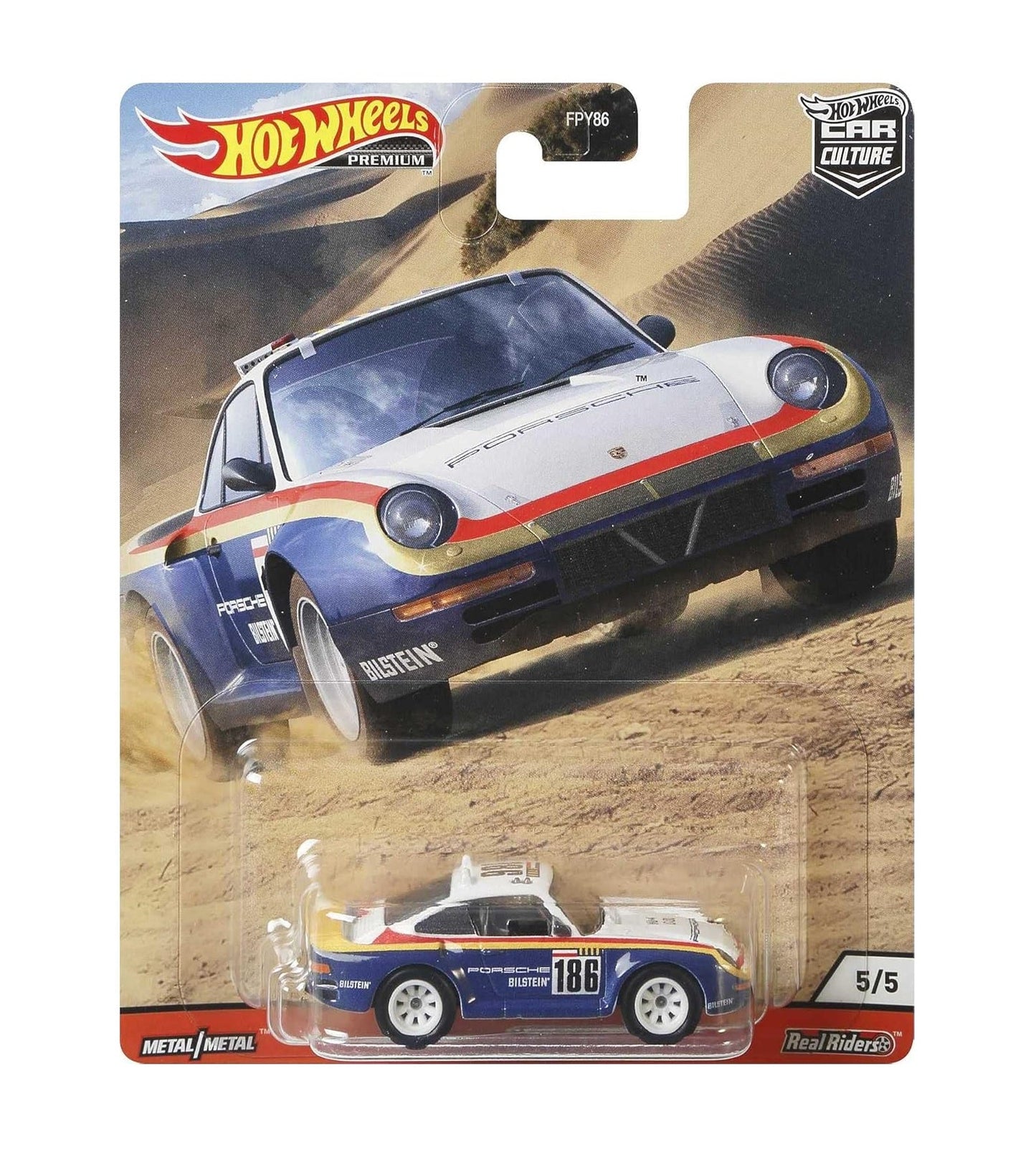 Hot Wheels Premium - Porsche 959 (1986) - Série Wild Terrain - Échelle 1/64