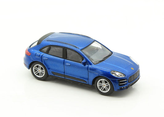 Schuco - Porsche Macan Turbo Bleu - Échelle 1/64 452013700