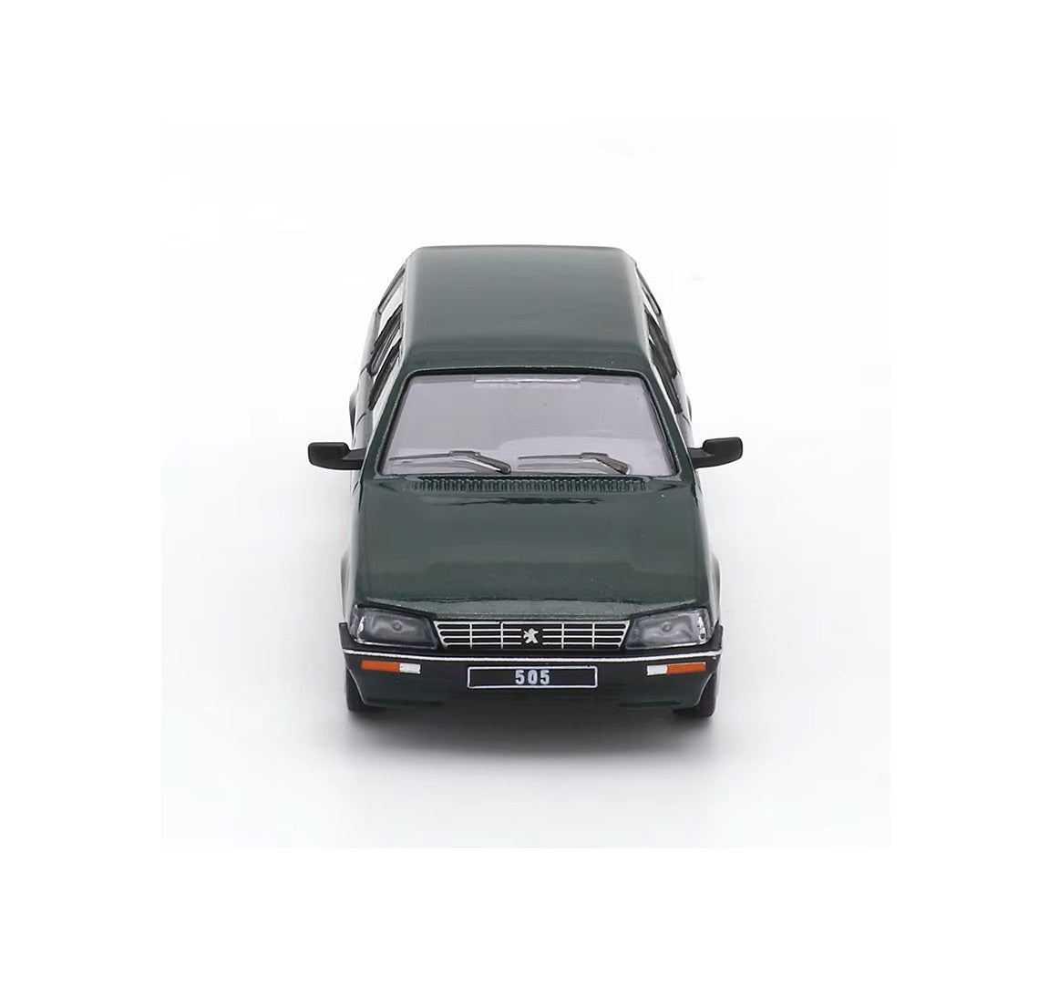 DCT Peugeot 505 SW Vert Métallisé - Échelle 1/64