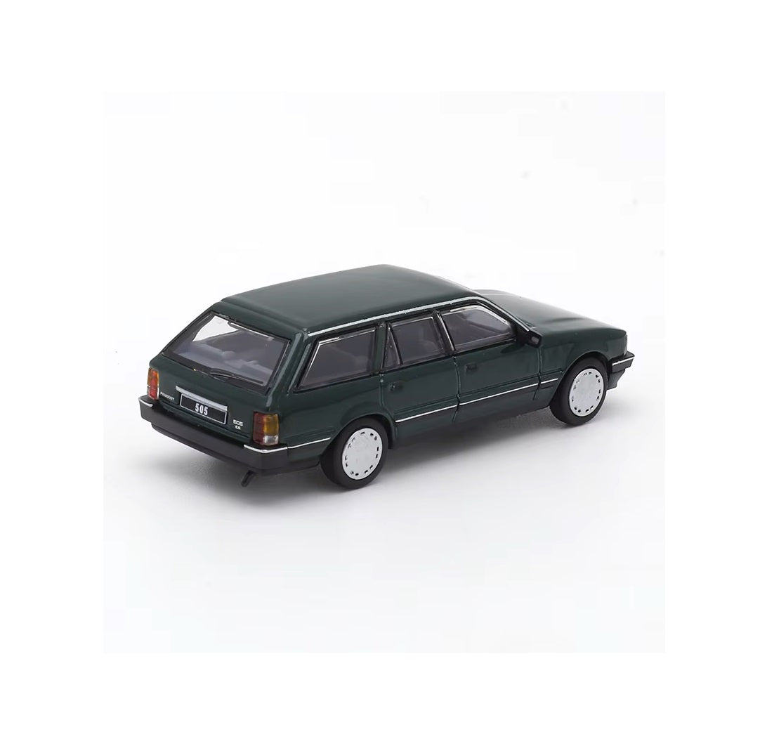 DCT Peugeot 505 SW Vert Métallisé - Échelle 1/64