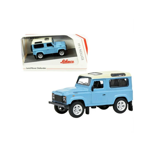 Schuco - Land Rover Defender Bleu Clair - Échelle 1/64 452037500