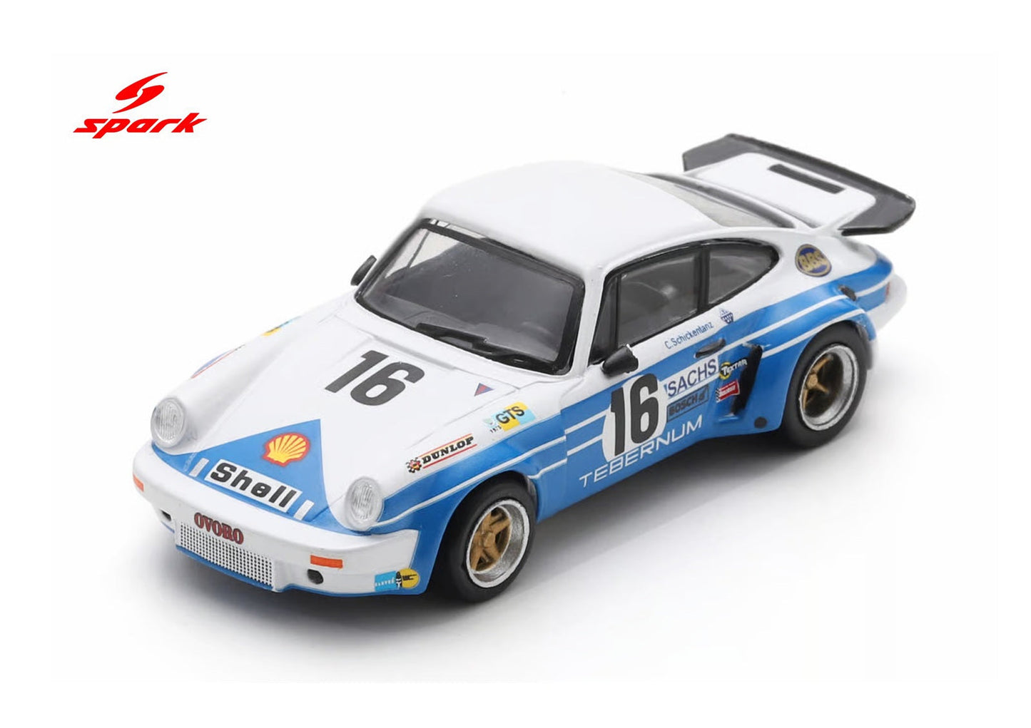 Spark Model - Porsche 911 Carrera Rsr #16 Le Mans 1975 - Échelle 1/64 64S022