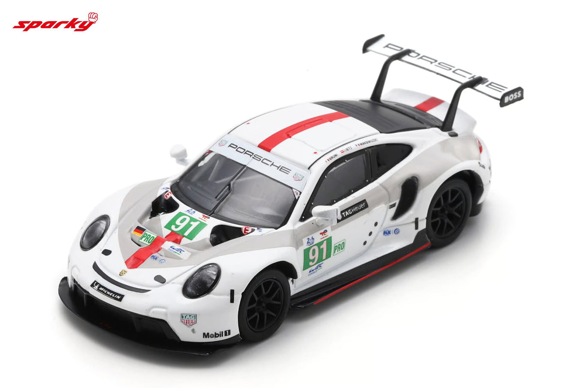 Spark Model - Porsche 911 RSR-19 #91 Porsche GT Team Vainqueur LMGTE Pro classe 24H Le Mans 2022 - Échelle 1/64 Y273