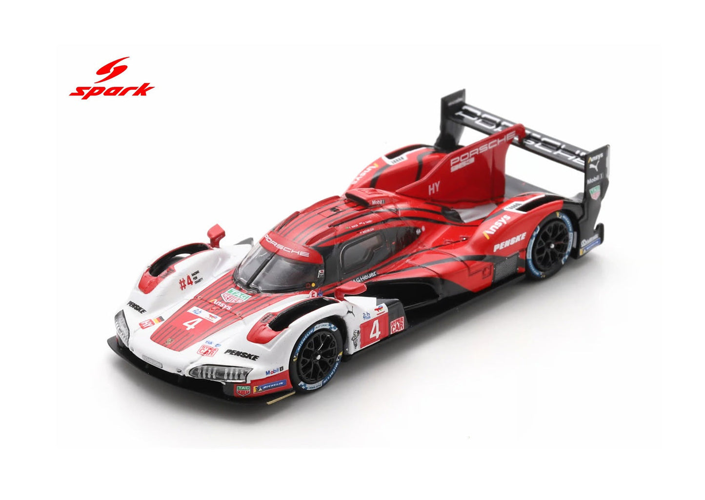 Spark Model - Porsche 963 #4 8th 24h LeMans 2024 Porsche Penske Motorsport - 1/64 Scale 64S062