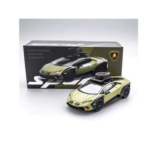 Spark Model - Lamborghini Huracan Sterrato avec galerie de toit et roue - Échelle 1/64 YOLS64002