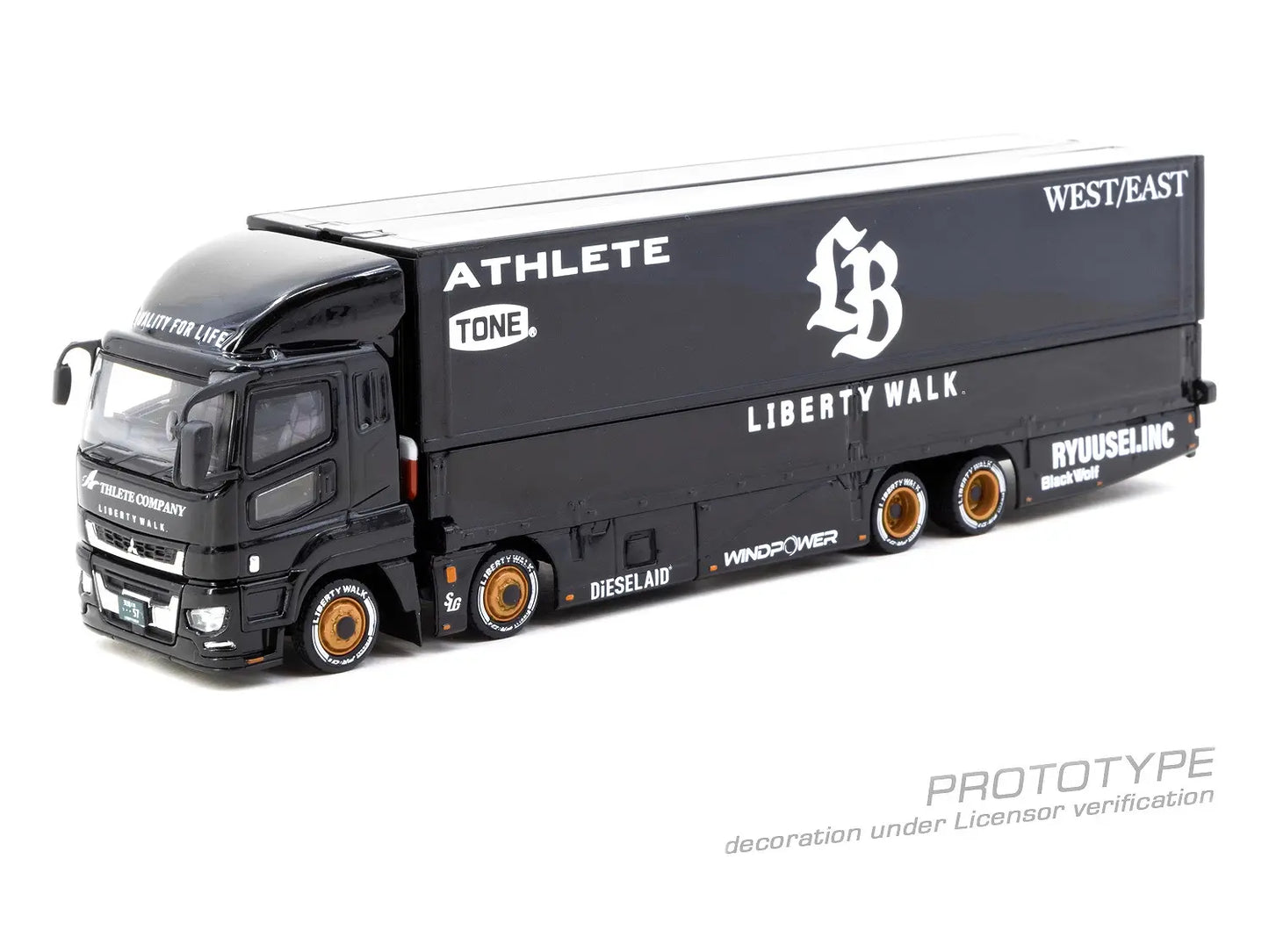 Tarmac Works - Mitsubishi Fuso Super Great LB-TRUCKS - TRUCK64 - Scale 1/64 T64T-TL001-LBB